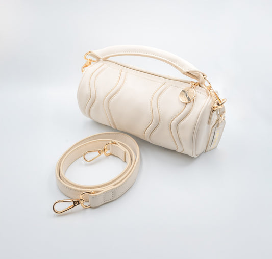 Ivory Dottie Handbag