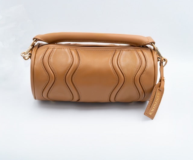 Caramel Dottie Handbag
