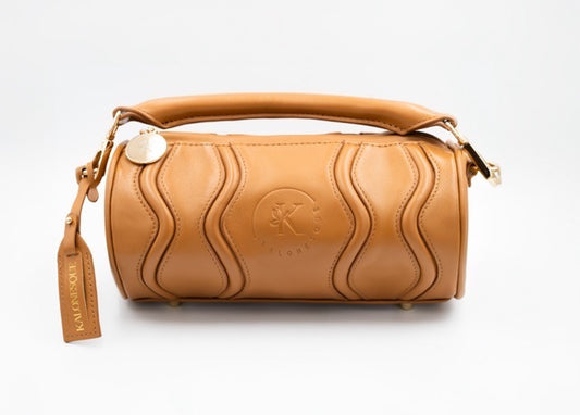 Caramel Dottie Handbag