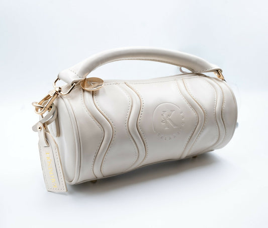 Ivory Dottie Handbag